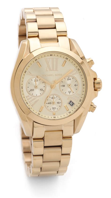 gold michael kors|Michael Kors small gold watch.